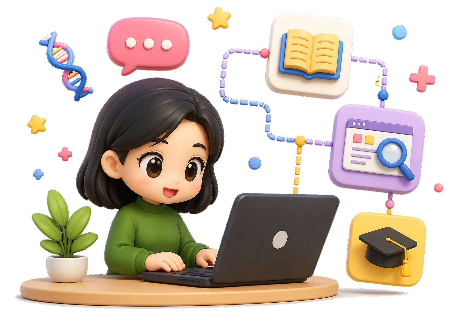 Medical Student learning with BinlaBook